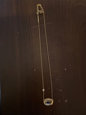 Kendra Scott Necklace with Grey Metallic Stone